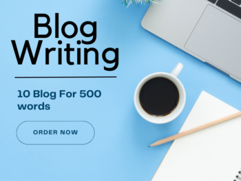Blog Writing (10 Blogs of 500 words each)
